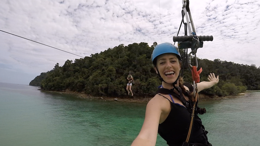 5 amazing things to do in Borneo, Coral Flyer Zip Line